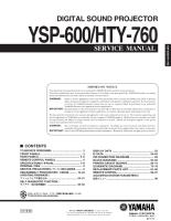 Yamaha HTY-760 - Service Manual 